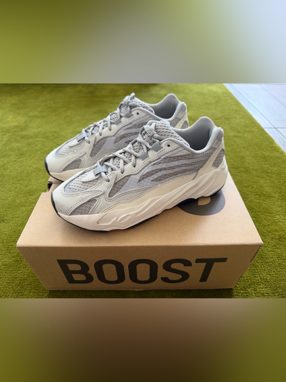 Adidas Men’s YeezyLight Gray Sneakers